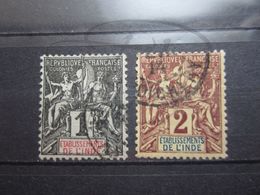 VEND BEAUX TIMBRES D ' INDE N° 1 + 2 !!! (a) - Used Stamps