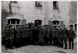 ! Foto 11,8 X 8,4 Cm, 2. Weltkrieg 1939, Militaria, Berus Saarland, Sarre, 3.Reich, Frontbesuch Von Gauleiter Kauffmann - Weltkrieg 1939-45