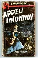 Caribou Espionnage - Paul Martin - "Appels Inconnus" - 1959 - Altri & Non Classificati