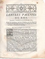 LETTRES  PATENTES  Du ROI  De Février 1769 - 4 Pages - Décrets & Lois