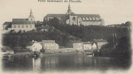 Petit Séminaire De Floreffe     L'Eglise Du Séminaire Et L'Eglise De La Paroisse  - 1900 - Floreffe
