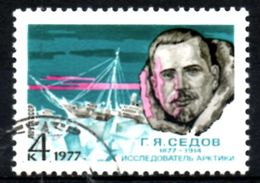 URSS. N°4345 De 1977 Oblitéré. Sedov. - Polarforscher & Promis