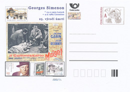 Tchéquie / Cartes Post. (Pre2014/39) Georges Simenon (1903-1989) Écrivain Belge (détective Fictif Jules Maigret) - Police - Gendarmerie