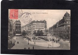 78442    Francia,   Lyon,   Place  De La Republique,  VG  1907 - Lyon 8