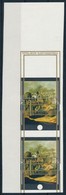 (*) 1969 Festmények 60f ívsarki Vágott Fázisnyomat Pár, Az Arany Keret Látványos Eltolódásával - Autres & Non Classés