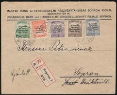 1919 Jan. 19. Tarifahelyes Helyi Ajánlott Levél Nemzeti Hadsereg Sor + Kiegészítés 1,60K Bérmentesítéssel RRR! - Other & Unclassified