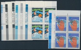 ** 1975 Környezetvédelem Sor ívsarki Négyestömbökben, Az Els? 6 érték ,,LITHOS Inc. Pat. Pend. 61 SIGNALSTRIP Po' ívszél - Autres & Non Classés