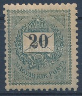 ** 1899 20kr 12 : 11 3/4 Fogazással, Luxus Darab - Other & Unclassified