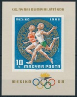 ** 1968 Olimpia (III.) Vágott Blokk (4.500) - Andere & Zonder Classificatie