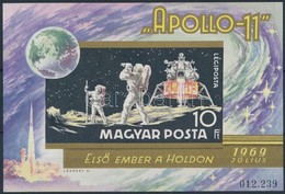 ** 1969 Apollo 11 Vágott Blokk (6.000) - Other & Unclassified