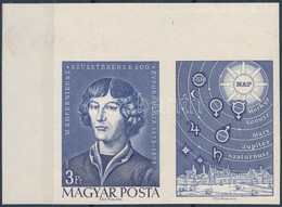 ** 1973 Kopernikusz ívsarki Szelvényes Vágott Bélyeg (3.000) - Andere & Zonder Classificatie