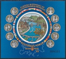 ** 1985 Európai Biztonsági és Együttm?ködési Értekezlet - Kulturális Fórum Vágott Blokk (6.000) - Other & Unclassified