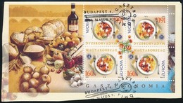 2005 Europa CEPT 10 Db Blokk FDC Kivágáson (17.000) - Other & Unclassified