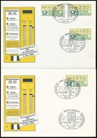 NSZK 1981  4 Db FDC Automata Bélyegekkel - Altri & Non Classificati