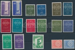 ** 1958 - 1959  Europa CEPT  8 Klf Sor + 1 önálló Bélyeg - Other & Unclassified