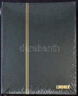 LINDNER 32 Fekete Lapos A4-es Berakó Zöld Borítóval, Bontatlan Csomagolásban - Other & Unclassified