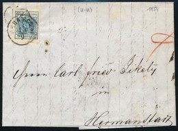 1854 9kr HP III Levélen ,,DEBRECZEN' - ,,HERRMANNSTADT' - Altri & Non Classificati