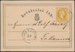 1871 Díjjegyes Levelez?lap / PS-card 'CSURGÓ SOMOGY M.' - 'NAGY KANISA' - Autres & Non Classés