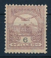 * 1900 Turul 6f Lilásbarna Csillag Vízjellel - Other & Unclassified