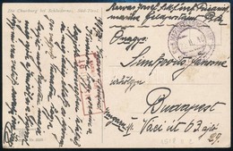 1918 Tábori Képeslap Hadihajópostával 'S.M.S. Erzh, Friedrich' - Autres & Non Classés