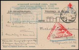 1916 Orosz Hadifogoly Képeslap - Altri & Non Classificati