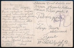1919 Vörös Hadsereg Tábori Posta Géppuskás Roham Század, Tábori Postahivatal 4 Bélyegzéssel - Andere & Zonder Classificatie