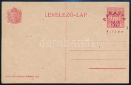 Baranya 1919 Használatlan Díjjegyes Levelez?lap 30f/10f, Bodor Vizsgálójellel (3.000) - Andere & Zonder Classificatie