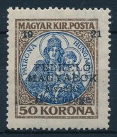 ** Nyugat-Magyarország V. 1921 Koronás Madonna 50K Garancia Nélkül (60.000) - Autres & Non Classés