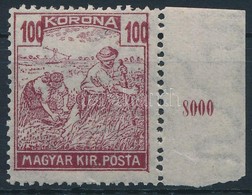 ** 1920 Arató 100K, Keretre Tolódott értékszámok - Other & Unclassified