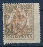 O 1921 Koronás Madonna 100K Er?s Elfogazás - Other & Unclassified