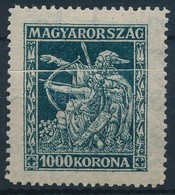 * 1924 Jótékonyság 1000K Papírránccal / Mi 382 With Paper Crease - Other & Unclassified