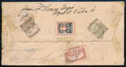 1920 Ajánlott Levél Magyar Posta 1,60K Bérmentesítéssel, Budapest 62. Levéltovábbító Osztály Bélyegzéssel, Levélzáróval - Andere & Zonder Classificatie