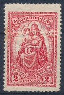 * 1926 Keskeny Madonna 2P Kett?s Papírránccal / Mi 428 With Double Paper Crease - Other & Unclassified