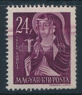 * 1944 Nagyasszonyok 24f  Festékcsíkokkal (kis Törés) - Altri & Non Classificati