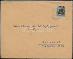 1945 (3. Díjszabás) Távolsági Levél Kisegít? 10P/80f Bérmentesítéssel - Other & Unclassified