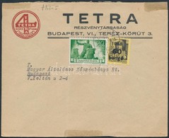 1945 (5. Díjszabás) Helyi Levél 20P + 60P Bérmentesítéssel / Local Cover 'BUDAPEST' - Other & Unclassified