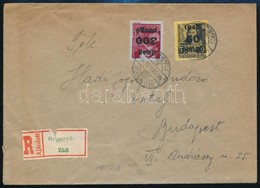 1945 (5. Díjszabás) Ajánlott Távolsági Levél Kisegít? 60P/18f + 300P/30f Bérmentesítéssel - Other & Unclassified