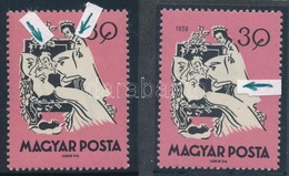 ** 1959 2 Db Mese 30f Tévnyomattal - Other & Unclassified