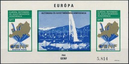 ** 1974 Európai Biztonsági és Együttm?ködési Konferencia (II) - Genf Vágott Blokk (22.000) / Mi Bl 103 Imperforate Block - Autres & Non Classés