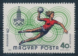 ** 1980 Moszkvai Olimpia 40f, 'MAGYAP' Lemezhiba - Andere & Zonder Classificatie