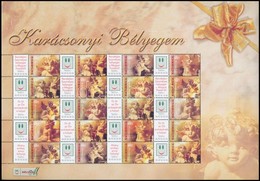 ** 2004 Karácsonyi Bélyegem (I.) - Angyalkák Promóciós Teljes ív Sorszám Nélkül (11.000) - Altri & Non Classificati