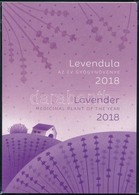 ** 2018 Levendula Bélyegszet,  Tartalma 5 Különféle Változat: A Piros Sorszámú Vágott és A Zöld Sorszámú Fogazott Kiadás - Other & Unclassified