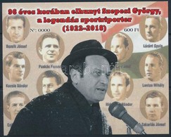 ** 2018 96 éves Korában Hunyt El Szepesi György, A Legendás Sportriporter Emlékív No 0000 Sorszámmal - Other & Unclassified
