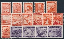 ** 1947 Tájkép Sor Mi 838-853 - Other & Unclassified