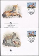 1997 WWF: Ázsiai Vadkutya Sor 4 Db FDC-n Mi 1687-1690 - Andere & Zonder Classificatie