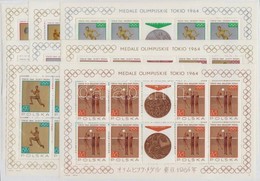 ** 1965 Olimpiai érmesek Kisív Sor Mi 1623-1630 (Mi EUR 55.-) - Altri & Non Classificati