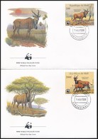 1986 WWF: Jávorantilop Sor 4 Db FDC-n Mi 1078-1081 - Autres & Non Classés