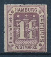 (*) 1866 Hamburg Címere Mi 20a (Mi EUR 50,-) - Autres & Non Classés