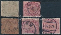 * O 1872 - 1875 5 Db Vegyes Min?ség? Bélyeg - Other & Unclassified