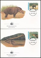 1985 WWF: Tapír Sor 4 Db FDC-n Mi 2627-2630 - Andere & Zonder Classificatie